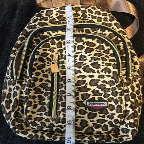 Mini animal print backpack new gold straps - Picture 7 of 7